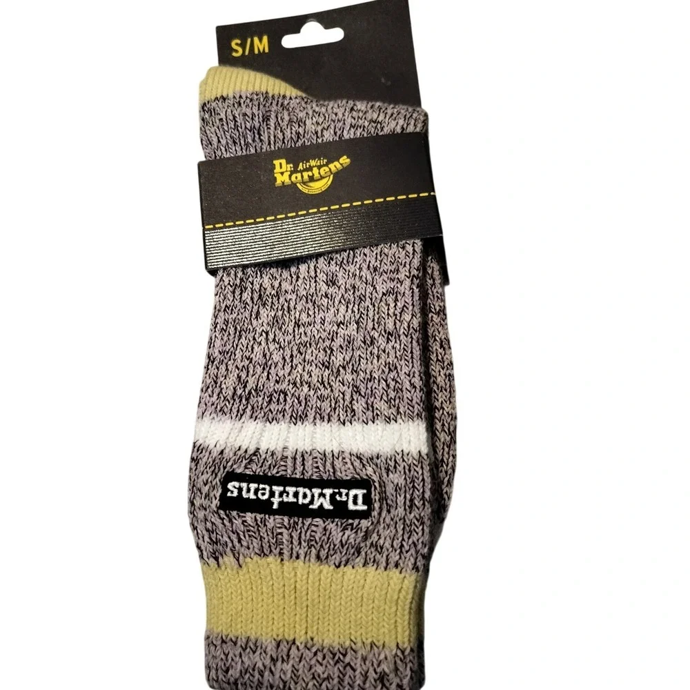 Dr Martens Socks Bundle Double Doc Sock Blk and‎ Marl Sock S/M  2 Pairs